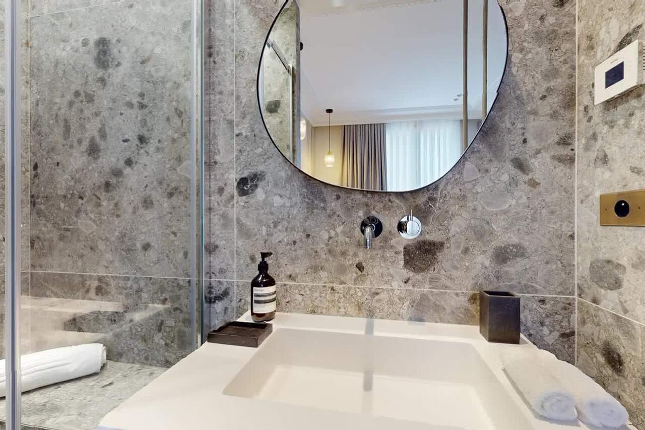 The bathroom