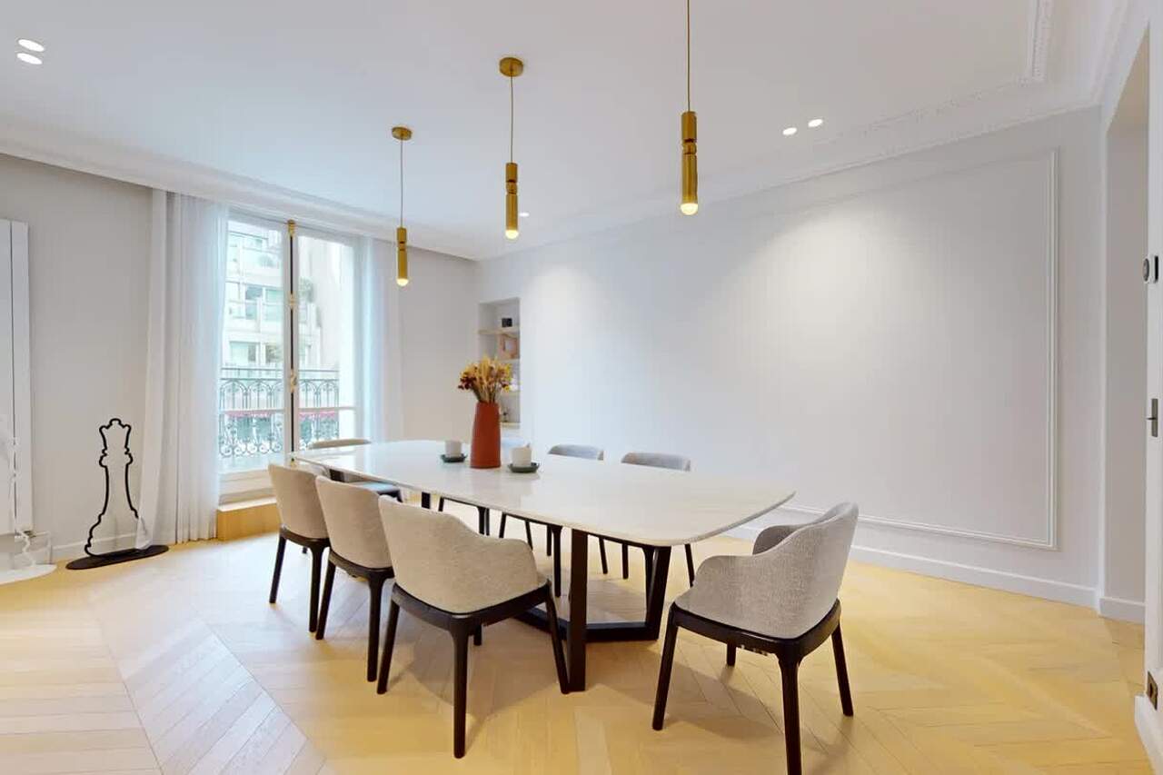 The dining room