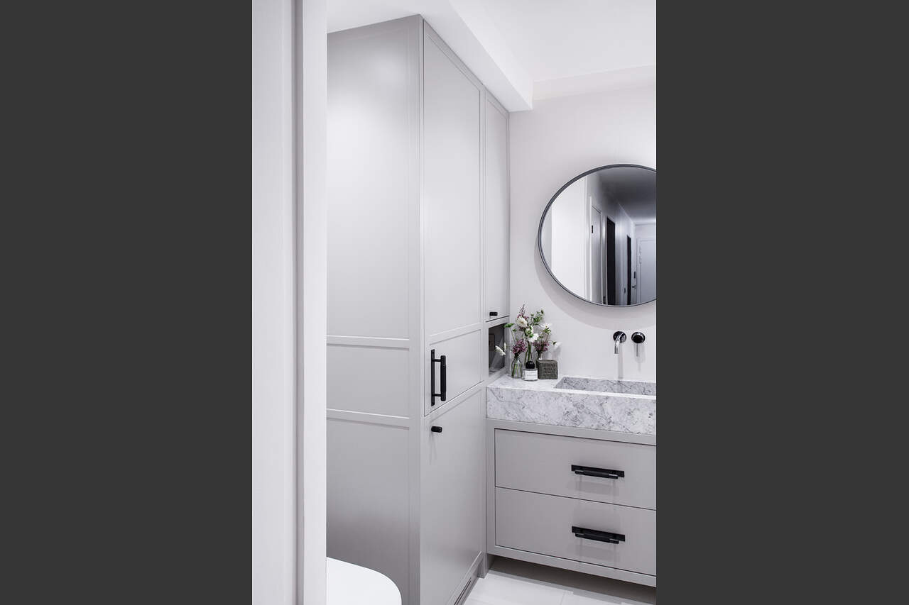 The bathroom