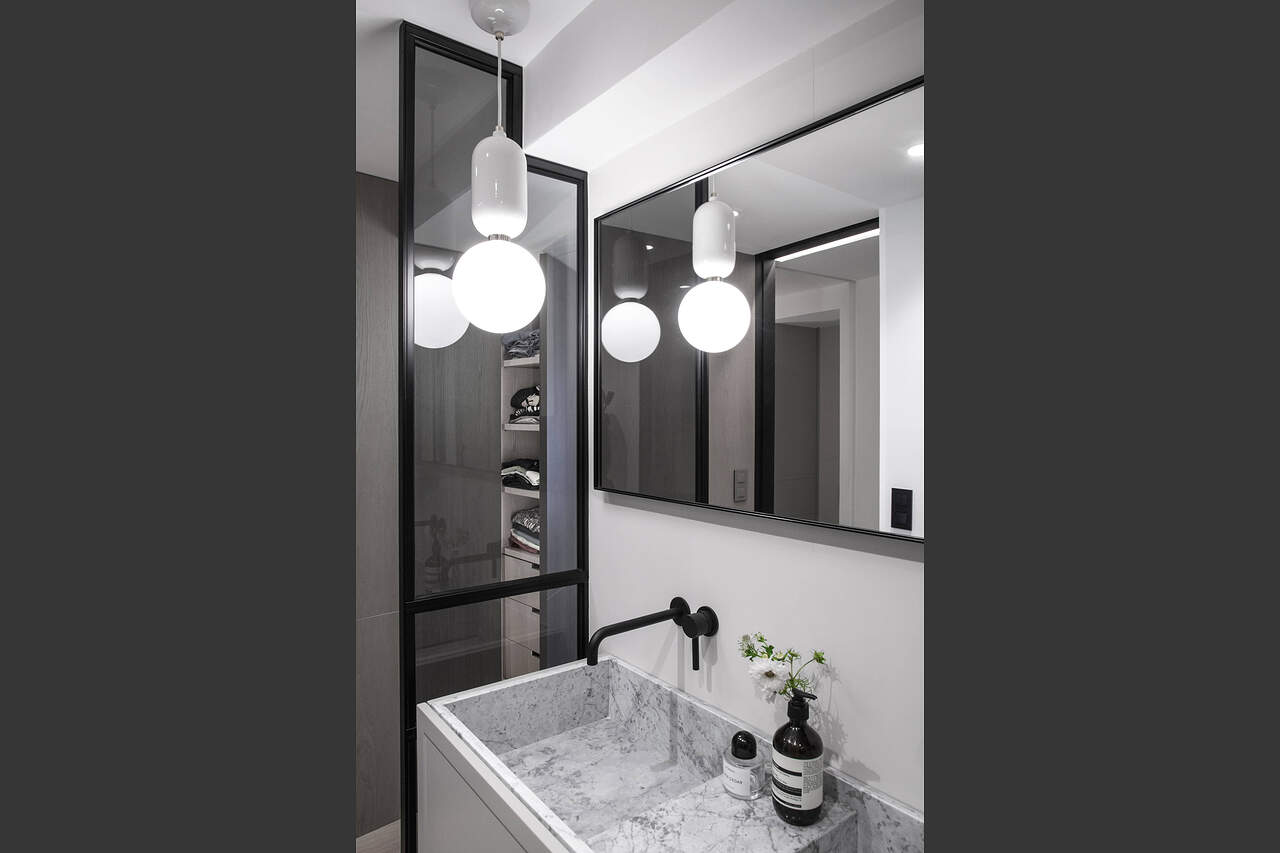 The bathroom