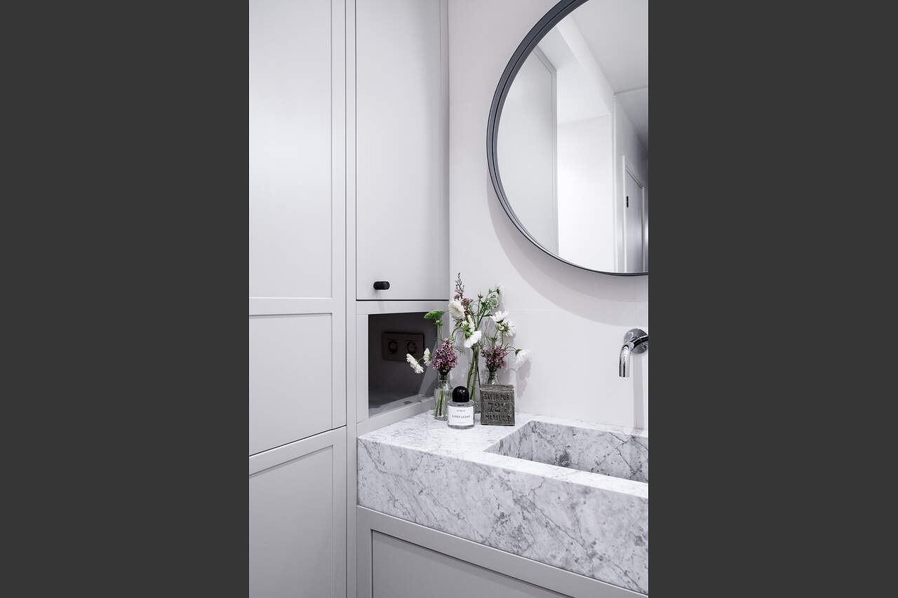 The bathroom
