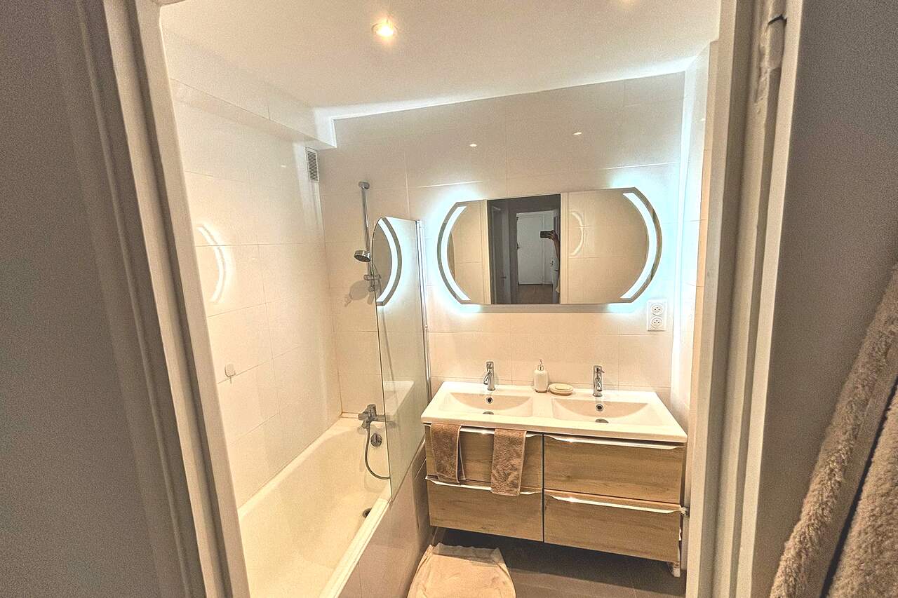 The bathroom