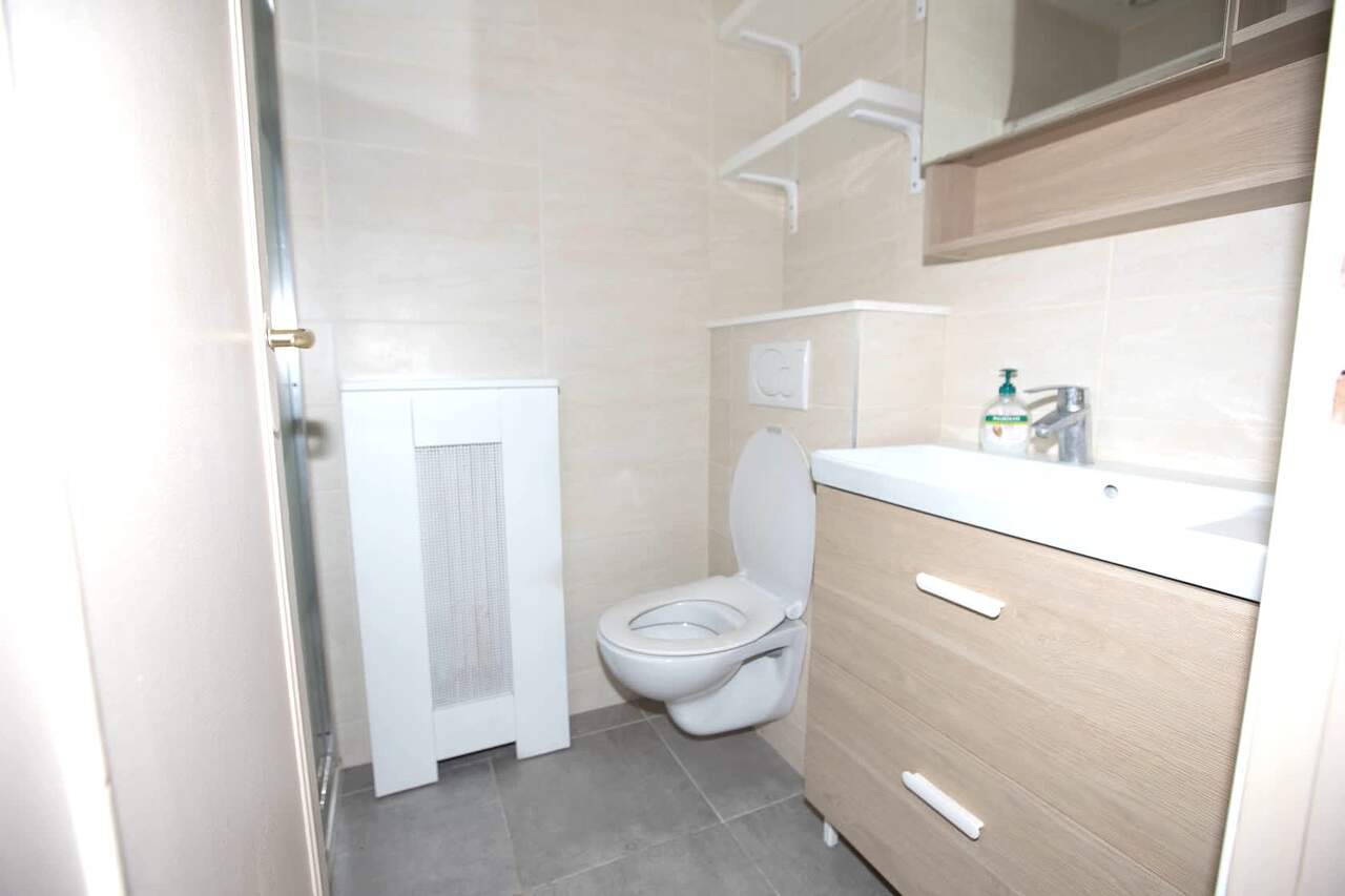 The bathroom