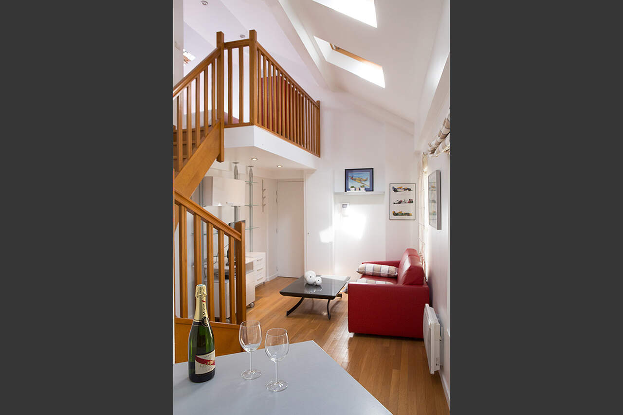 The living room