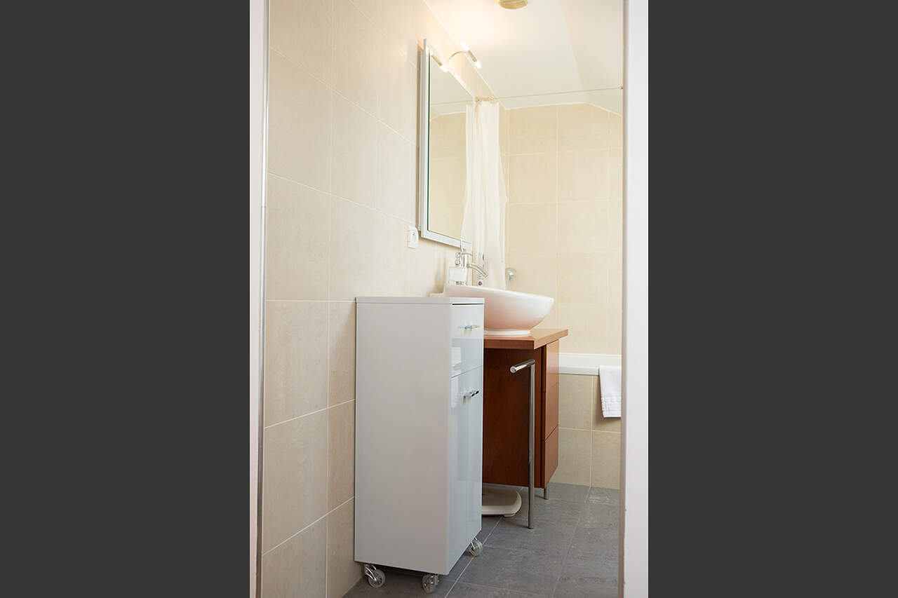 The bathroom
