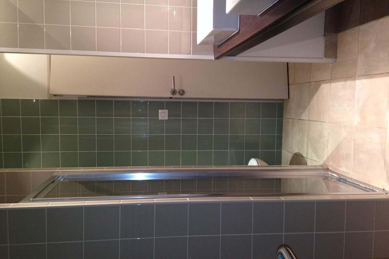 The bathroom