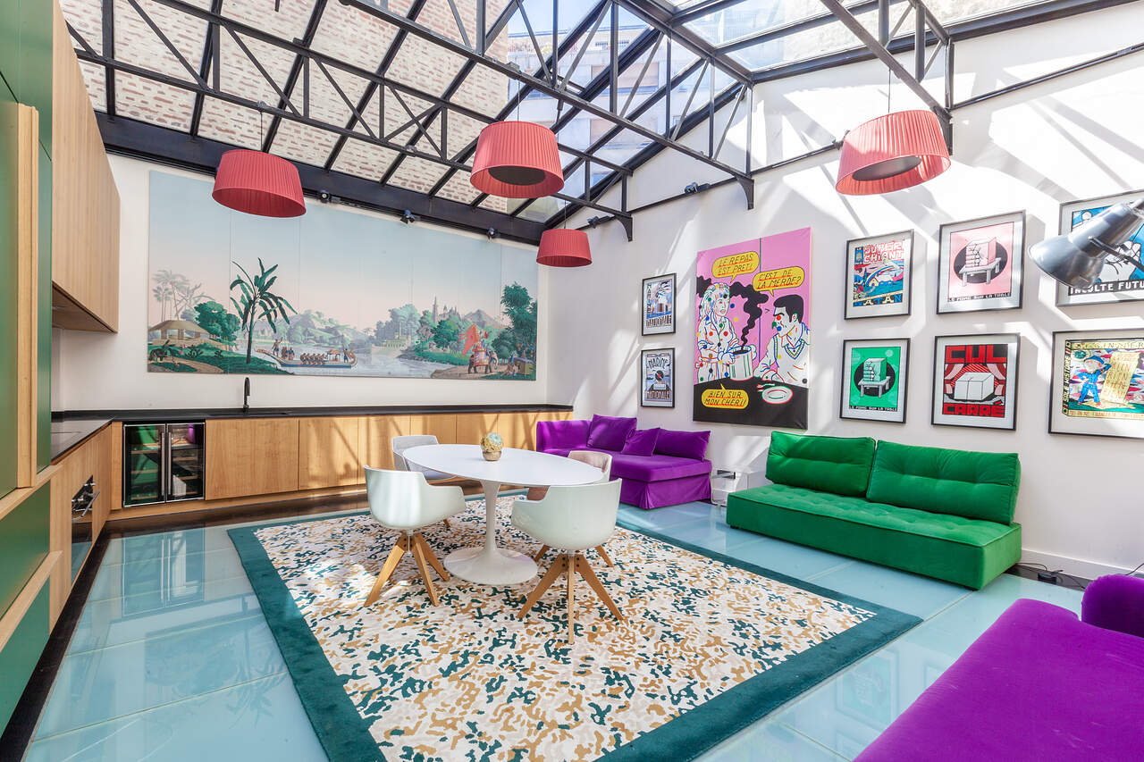 The living room