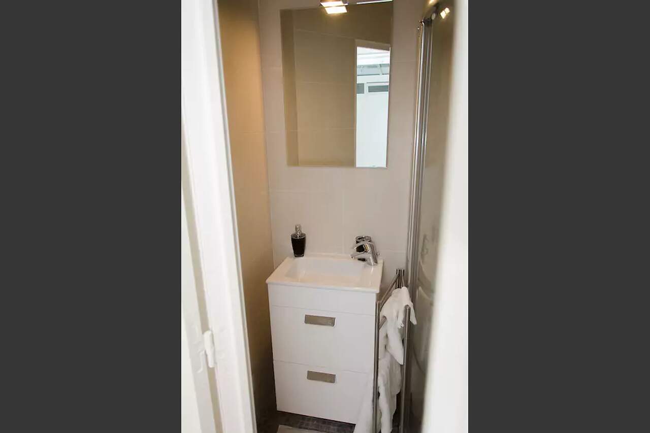 The bathroom