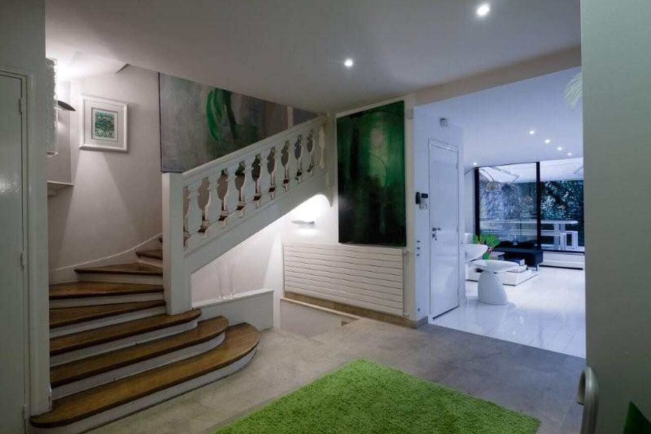 The entrance