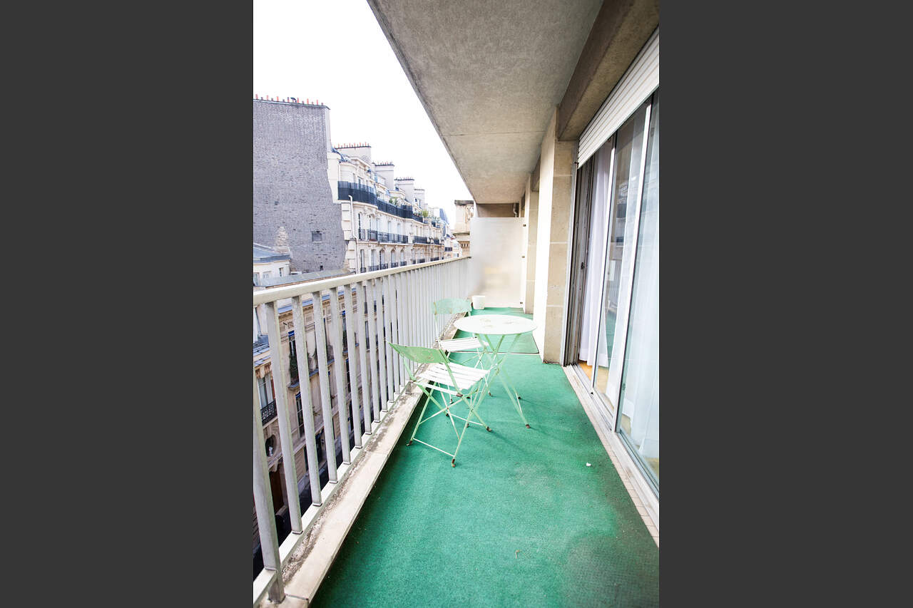 The terrace