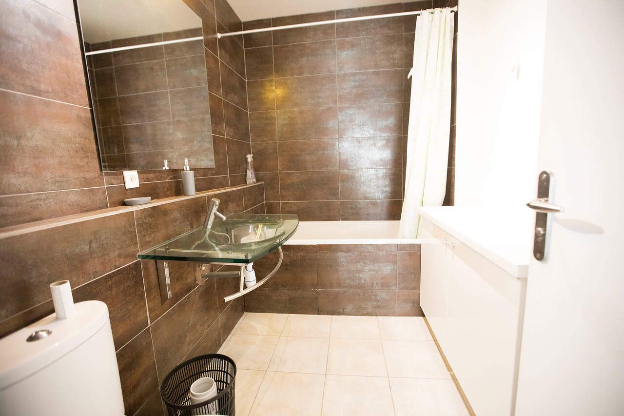 The bathroom