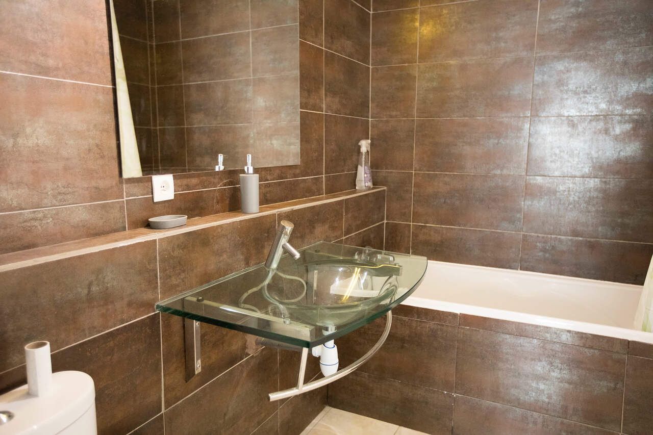 The bathroom
