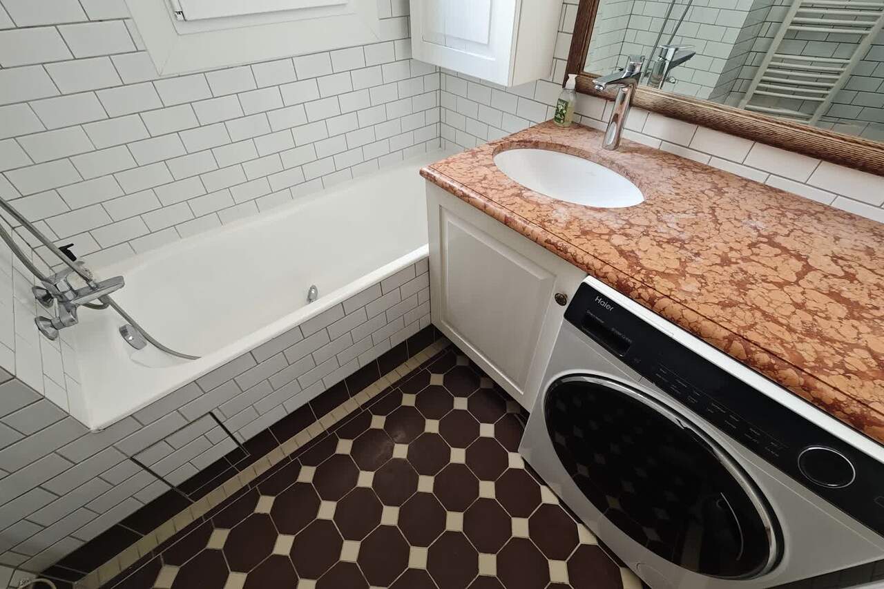 The bathroom