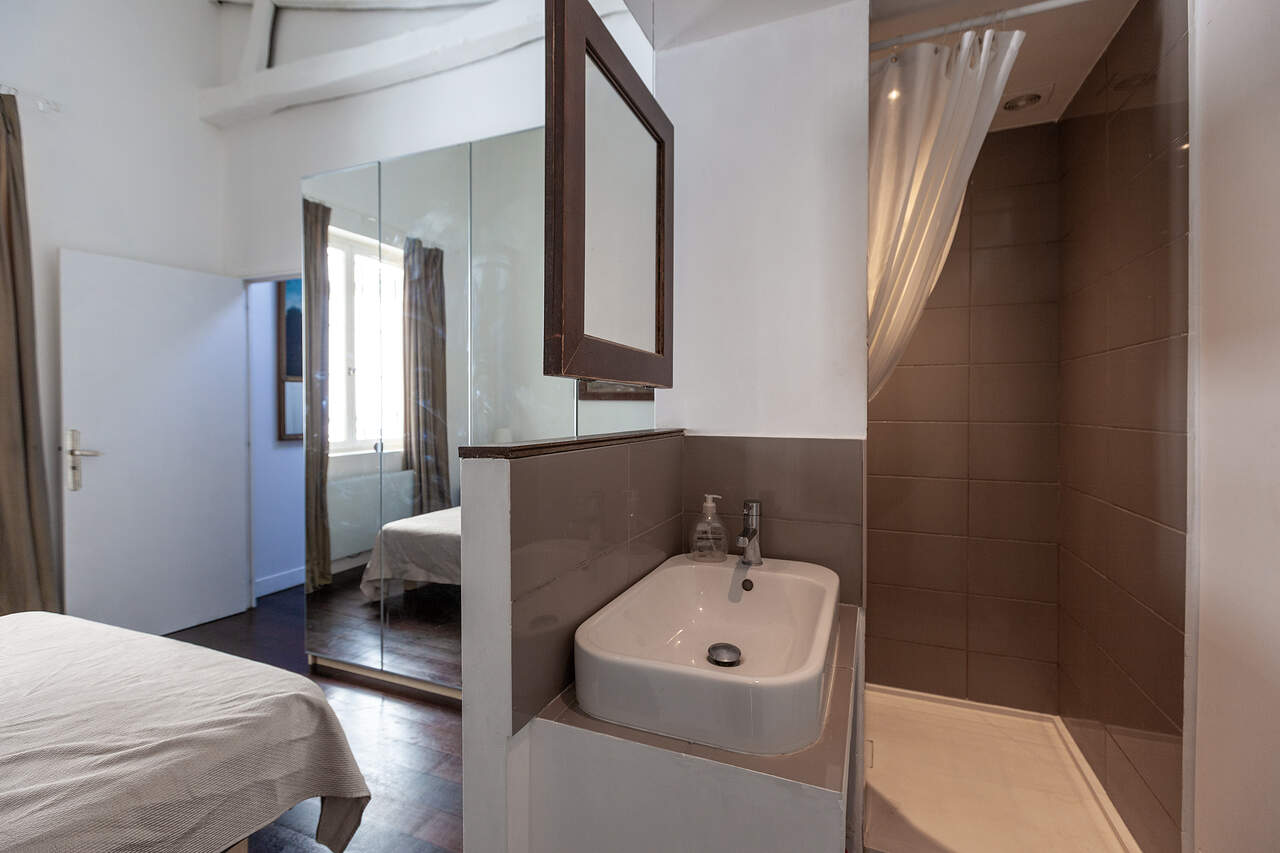 The bathroom
