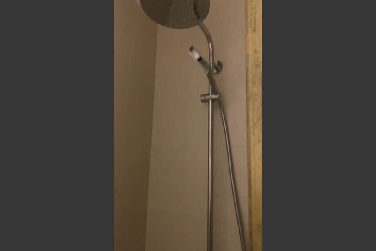 The bathroom