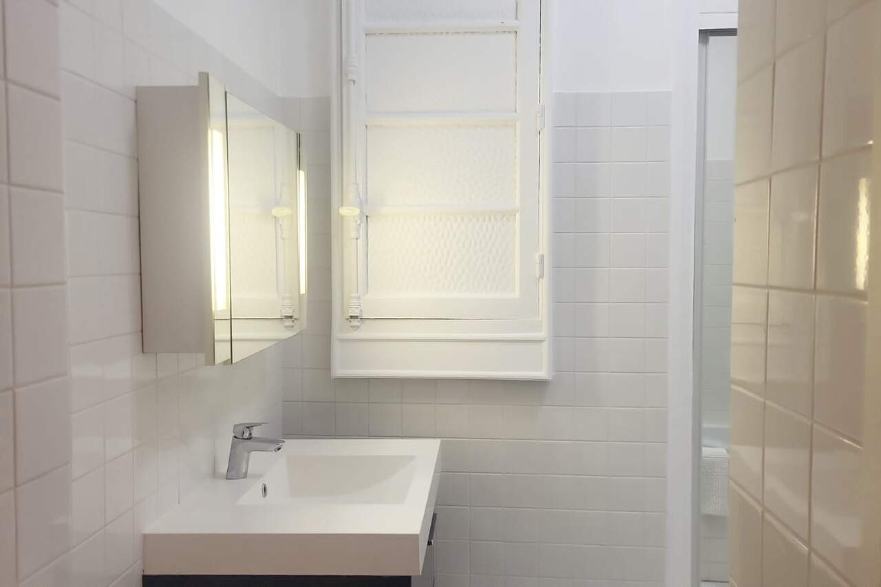 The bathroom