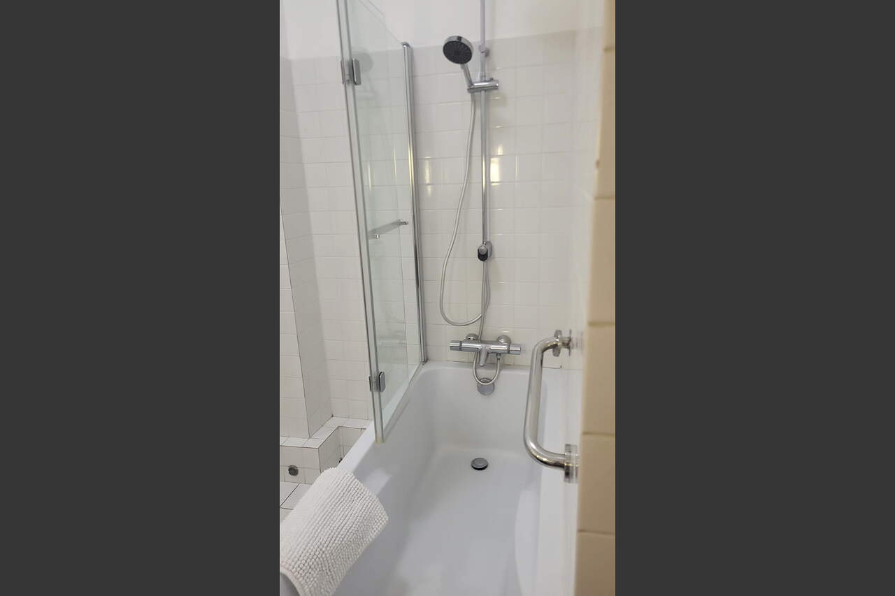 The bathroom