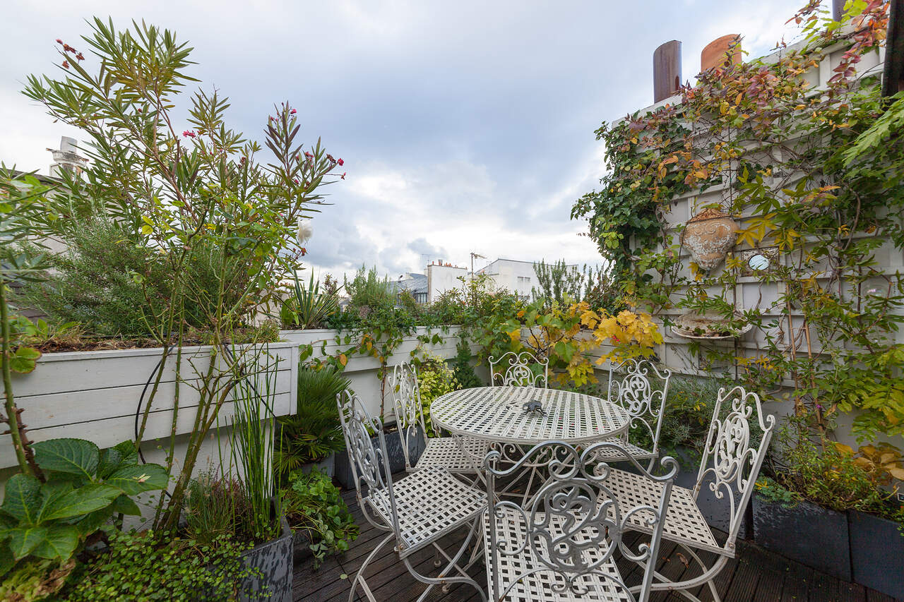 The terrace