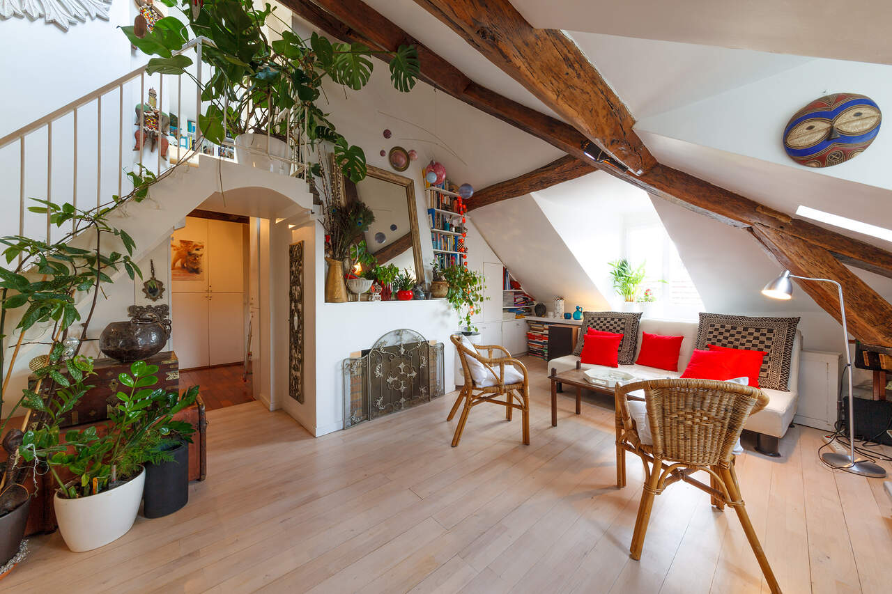 The living room
