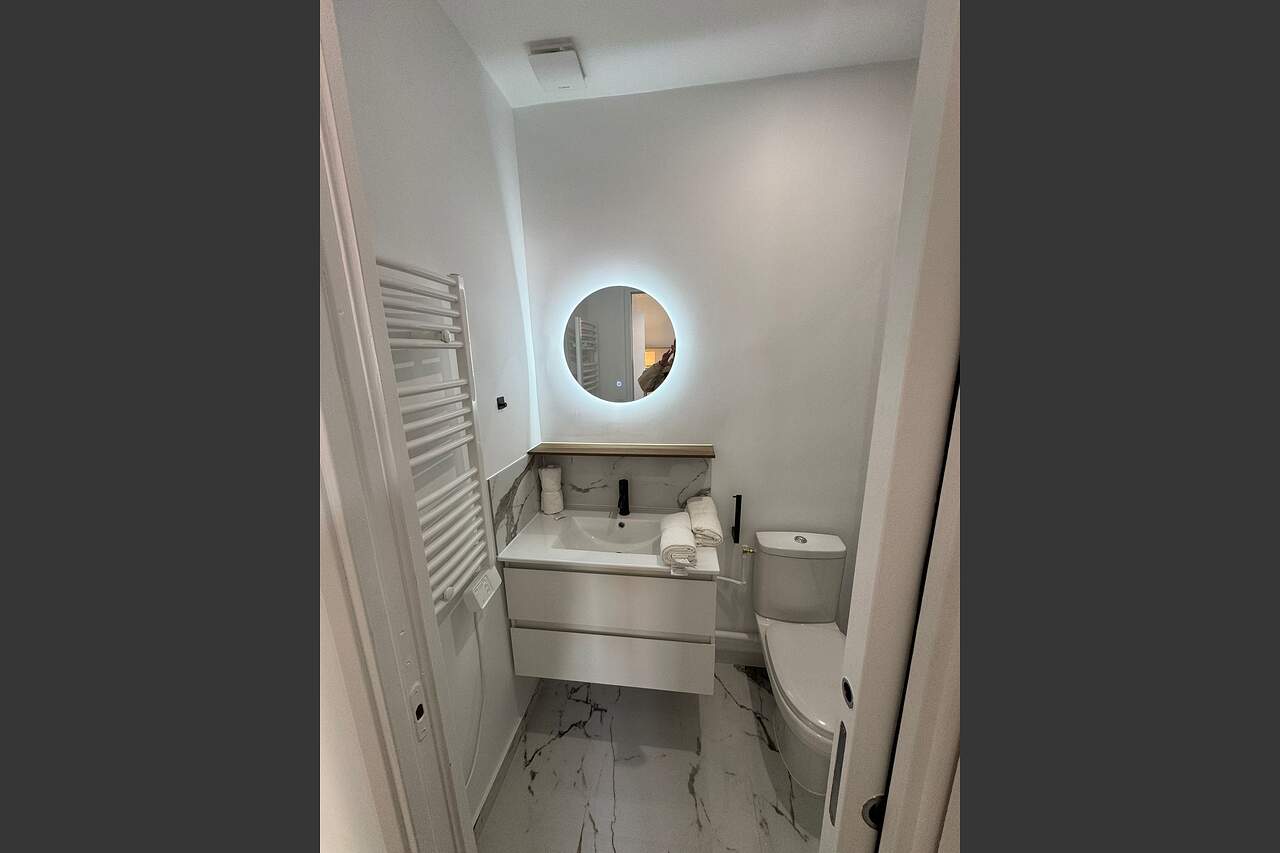 The bathroom