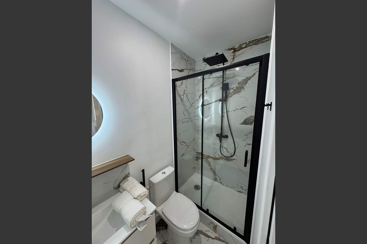 The bathroom