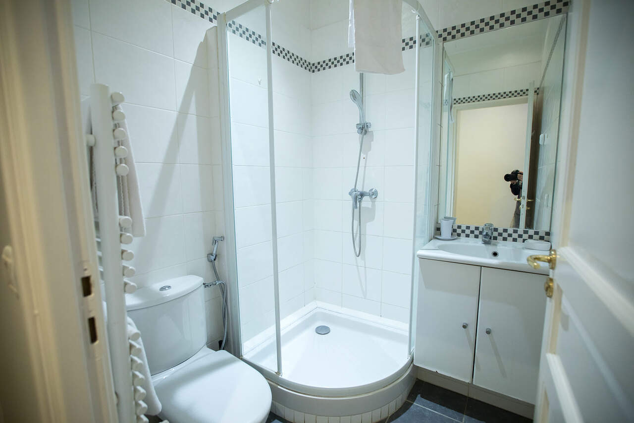 The bathroom