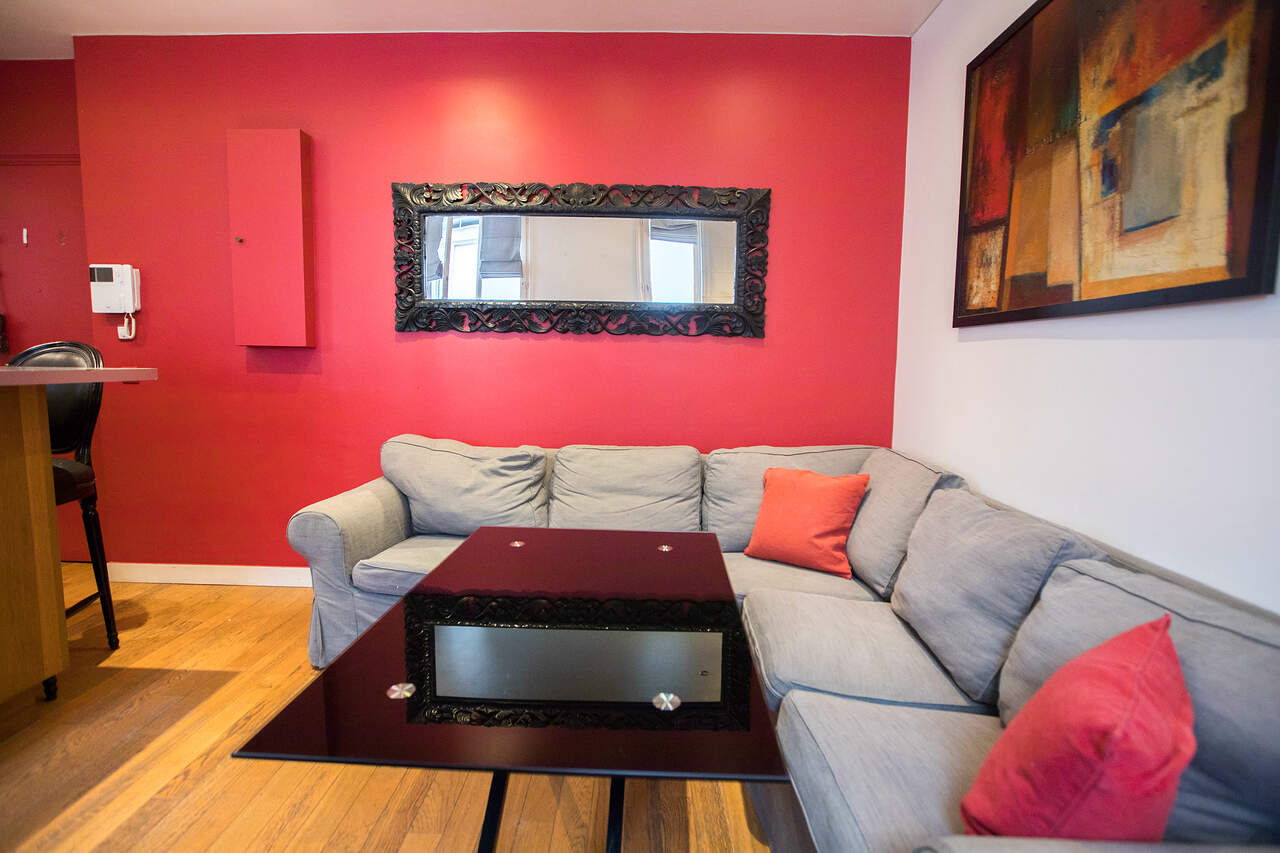 The living room