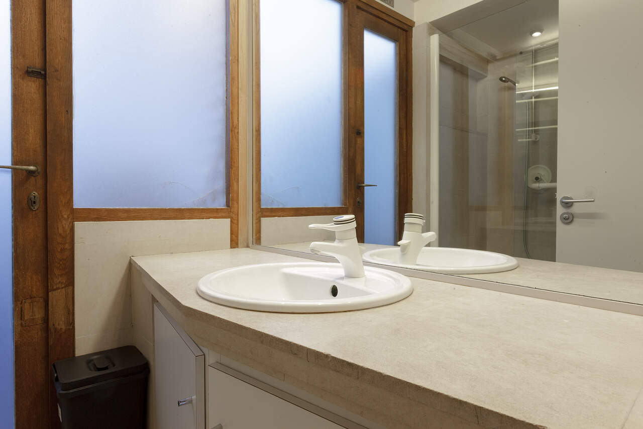 The bathroom