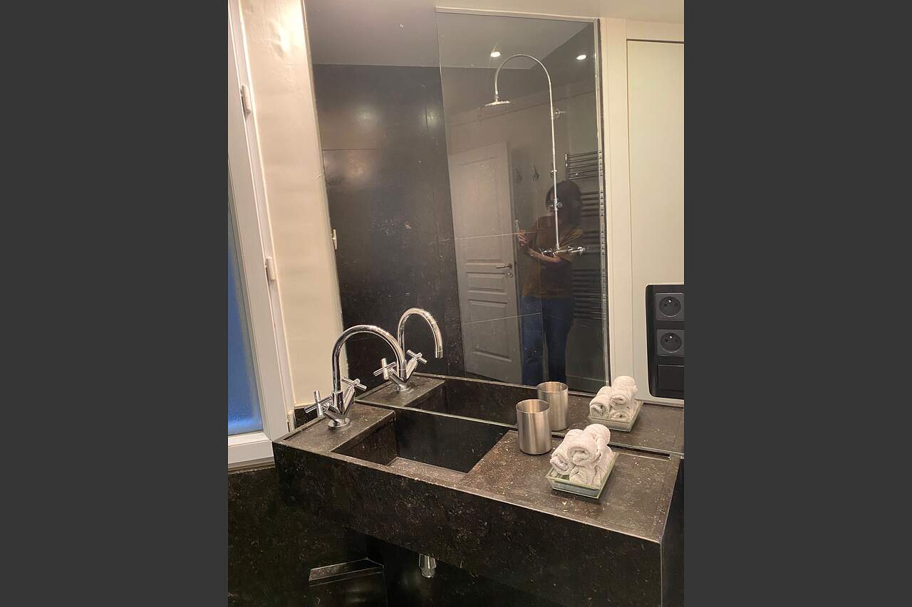 The bathroom