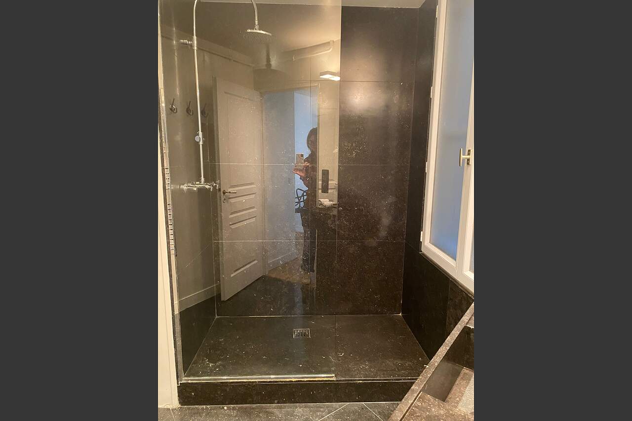 The bathroom