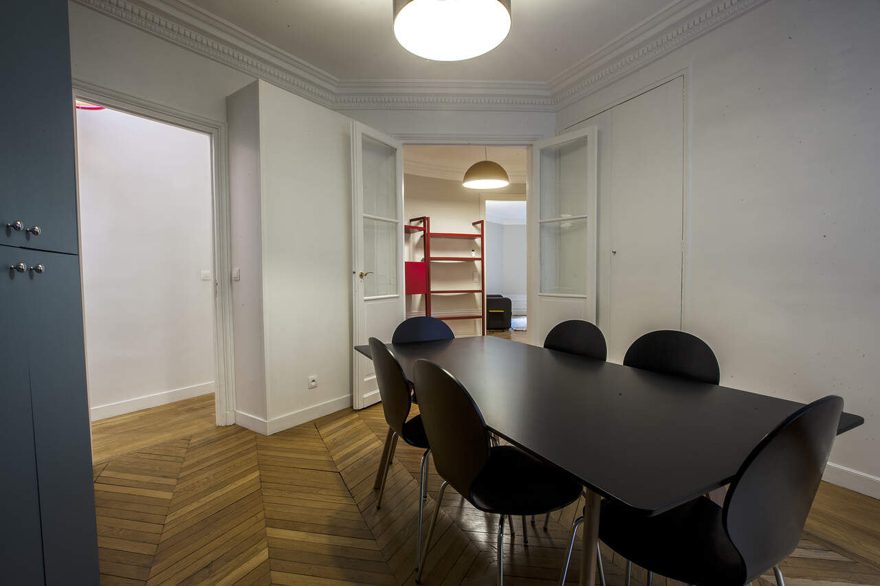 The dining room