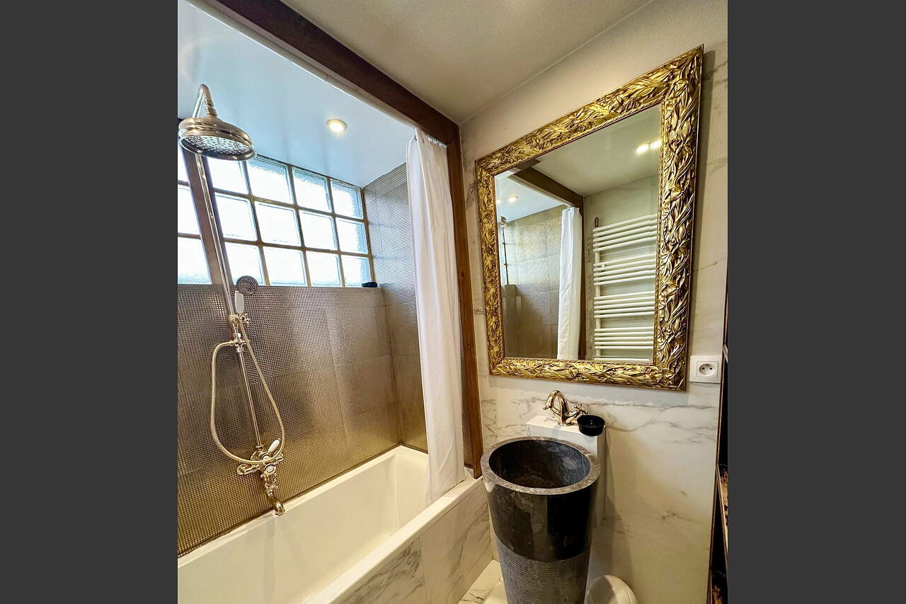 The bathroom