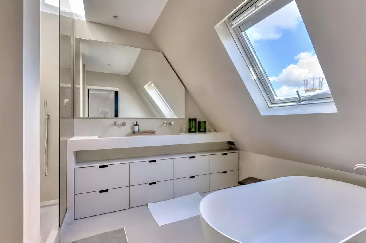 The bathroom