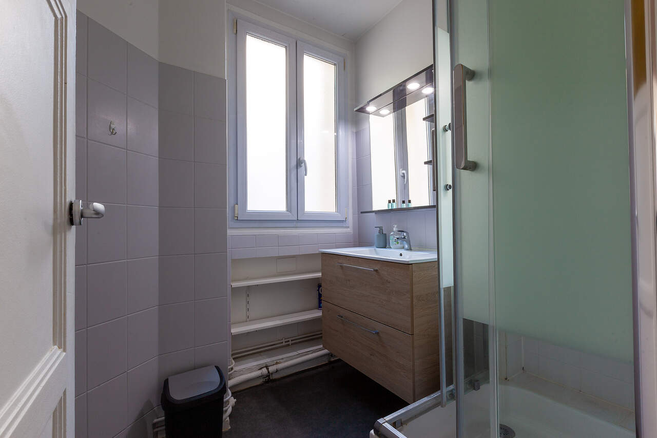 The bathroom