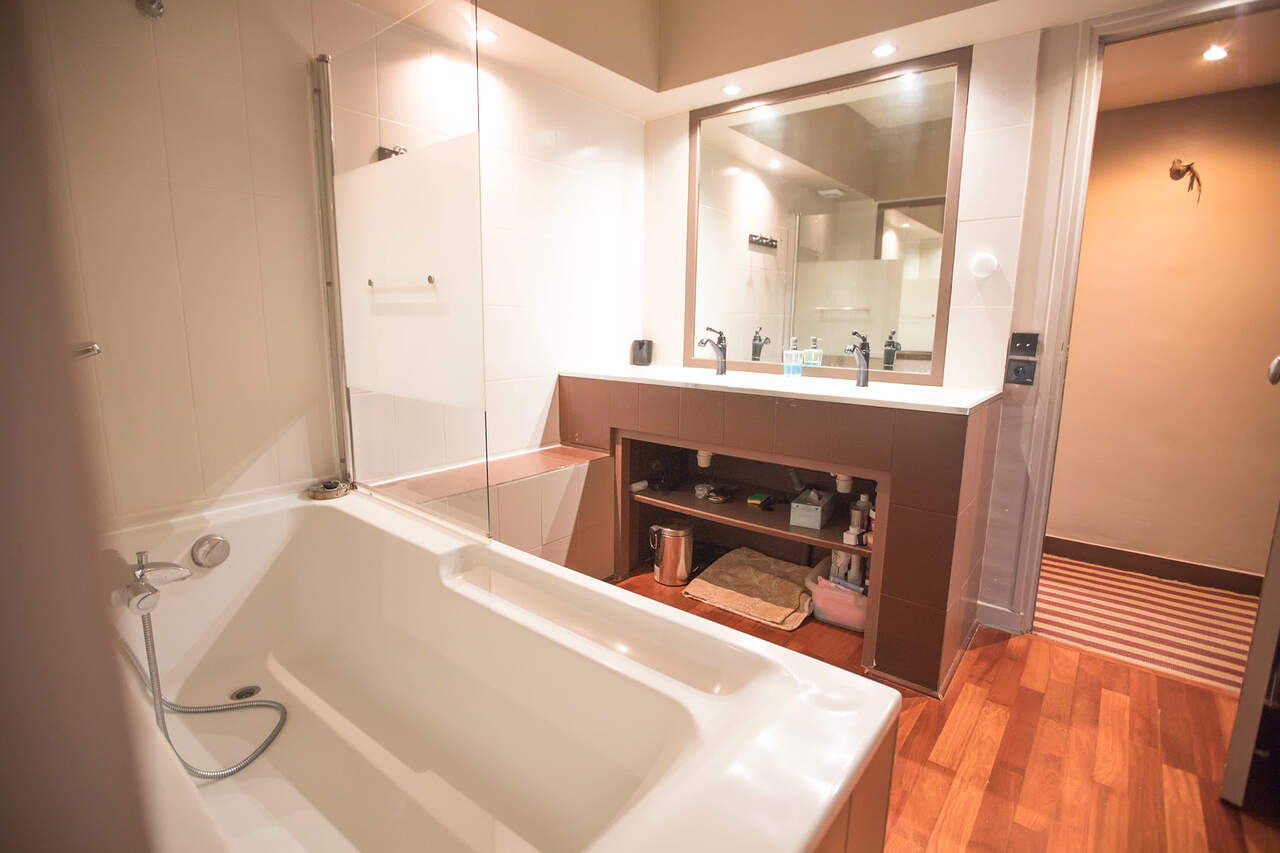 The bathroom