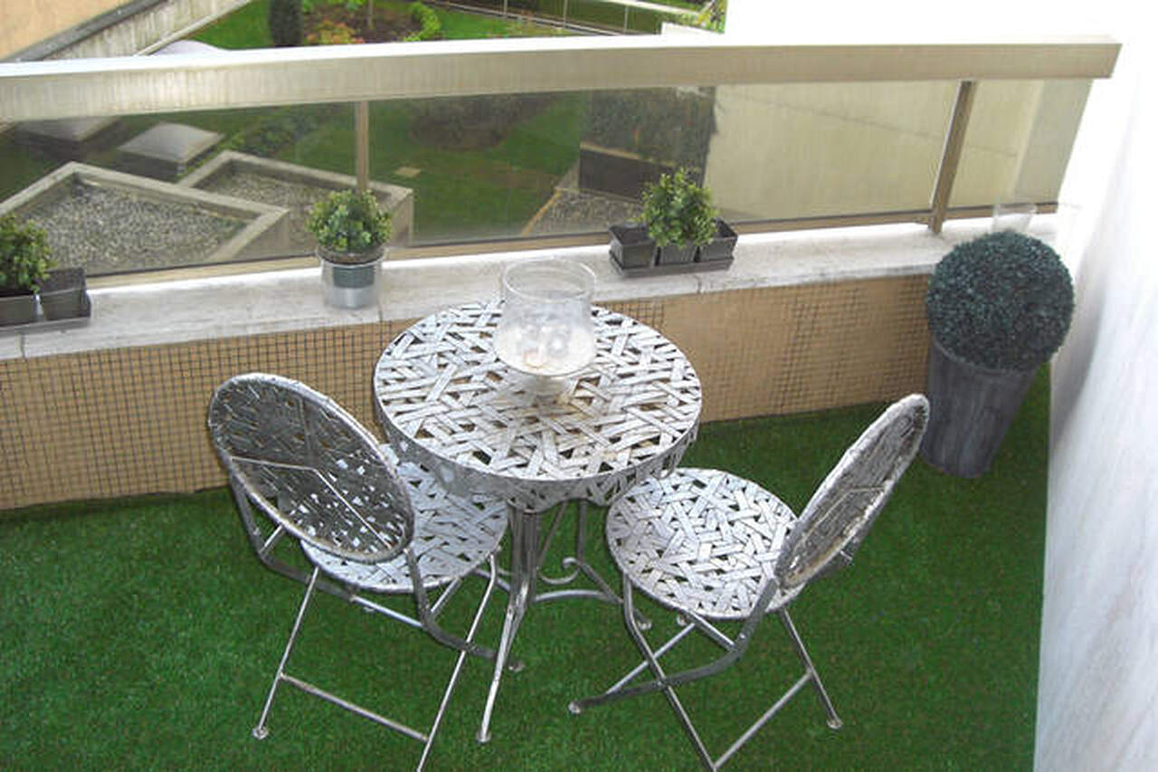 The terrace