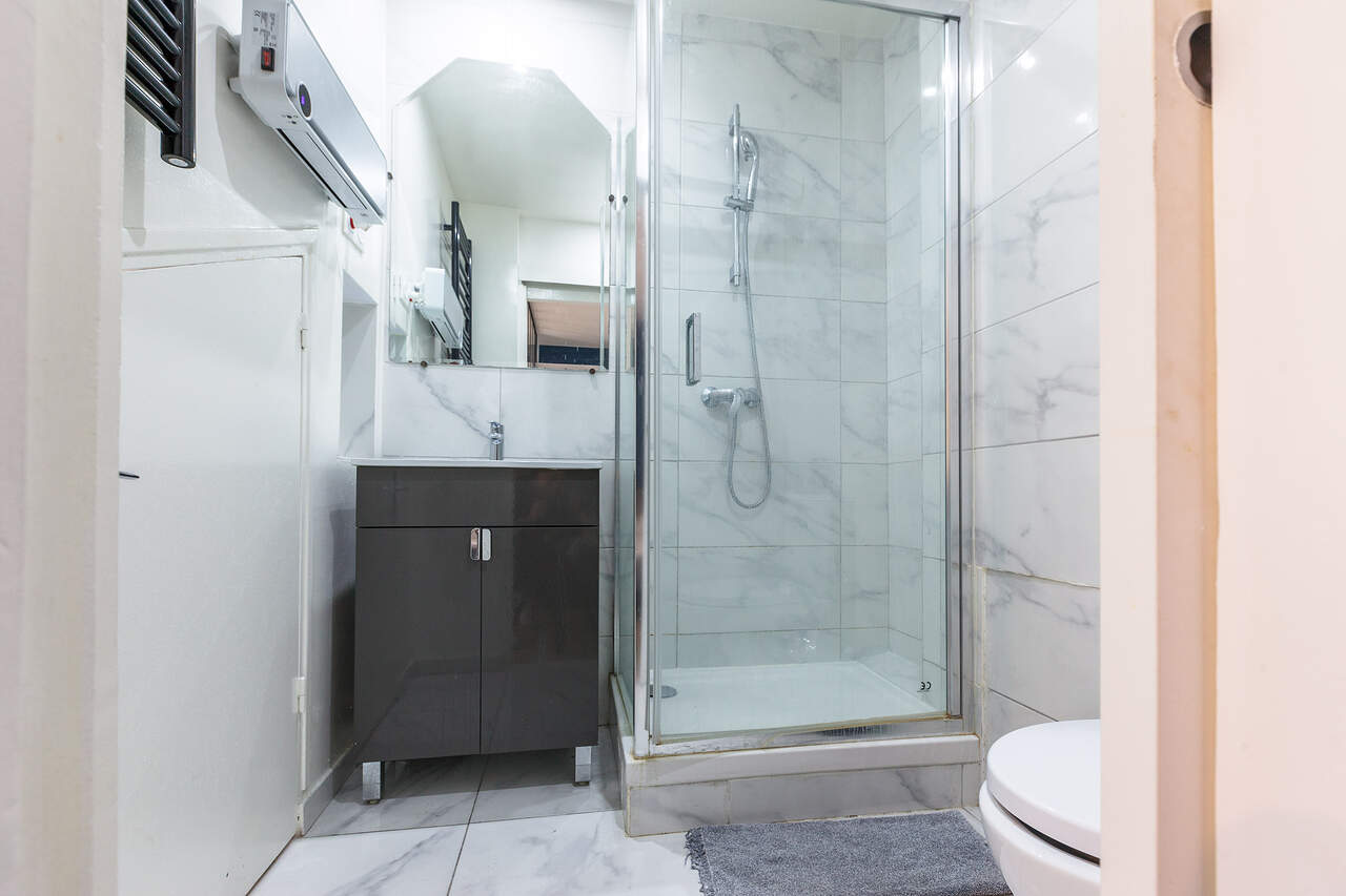 The bathroom