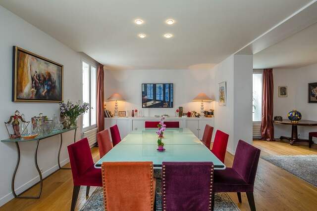 The dining room